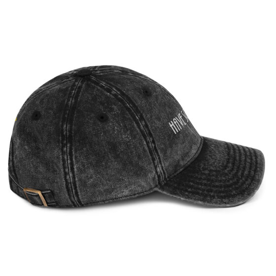 Noir Denim Cap - Image 4