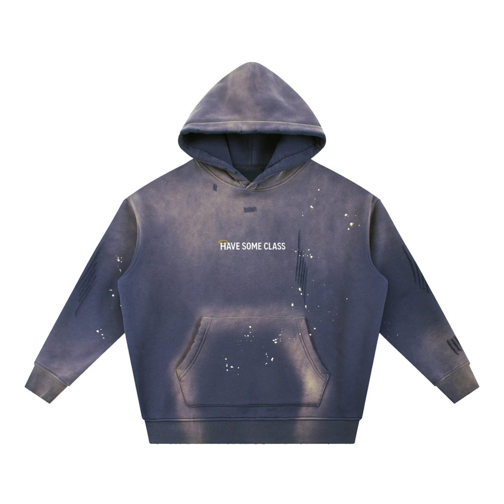 Vintage Bleu Washed Hoodie