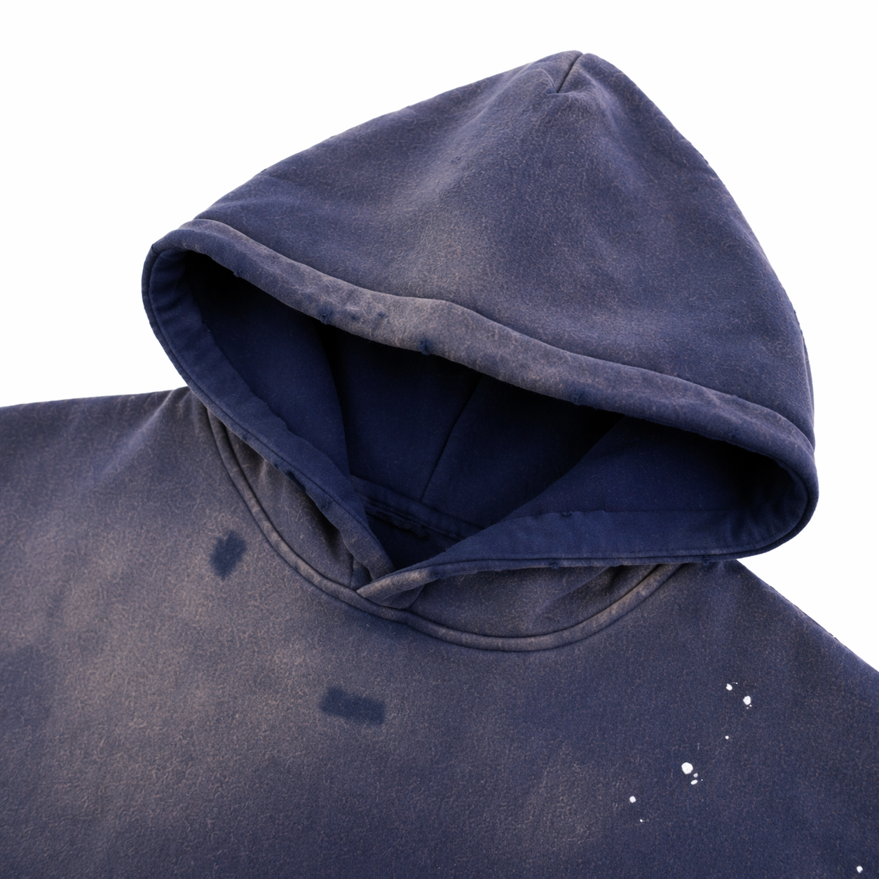 Vintage Bleu Washed Hoodie - Image 3