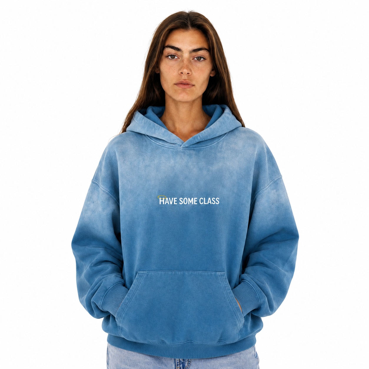 Sky Blue Fade Hoodie - Image 3